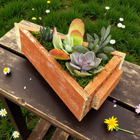 Christmas Tree Succulent Arrangement